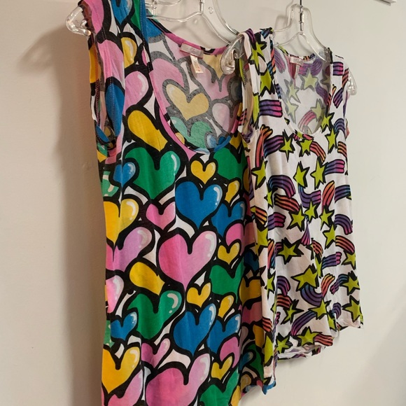 Lux Cotton Star Print Tank - Picture 4 of 5